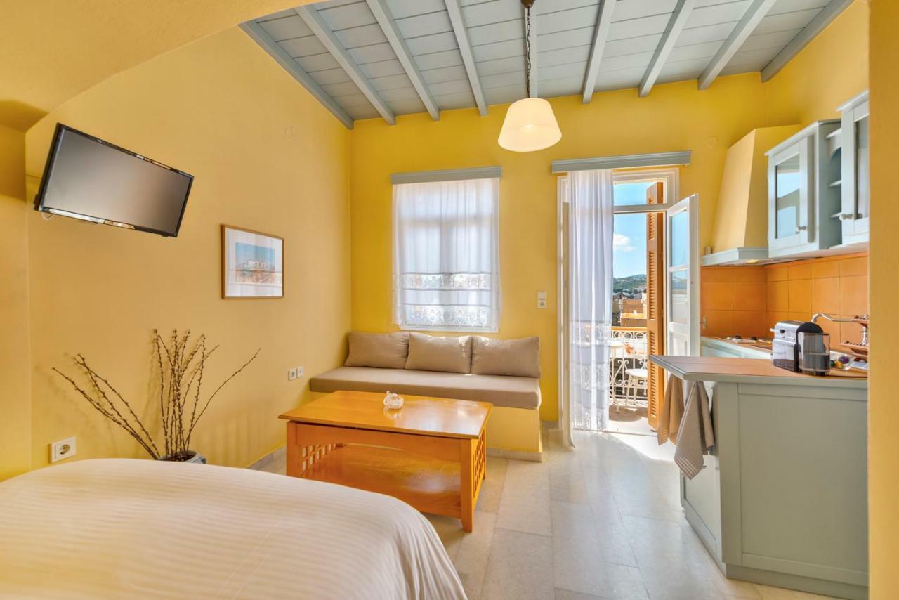 Island Of Luxury Apartments Ermoupoli Bagian luar foto